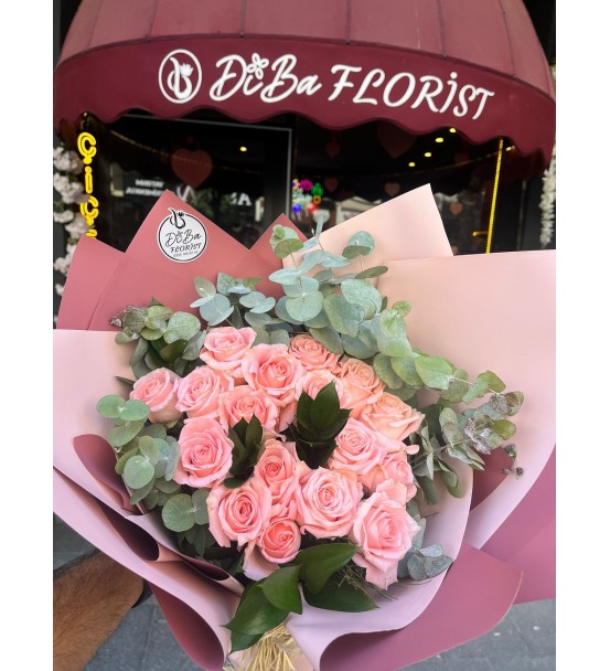 PEMBE GÜL BUKETİ