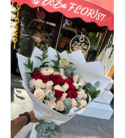 40LI KARIŞIK GÜL BUKETİ