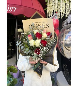 Rose Beyaz Kırmızı
